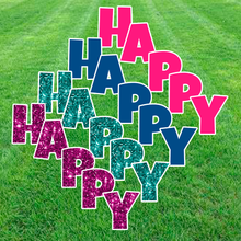 Load image into Gallery viewer, Happy Birthday Yard Card (DELUXE)