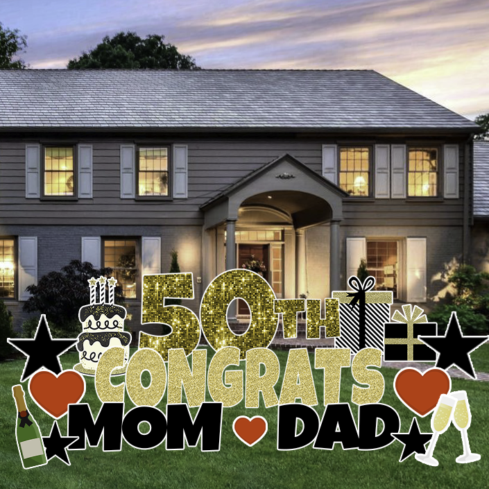 CONGRATS Yard Card (DELUXE)
