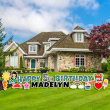 Load image into Gallery viewer, Happy Birthday Yard Card (DELUXE)
